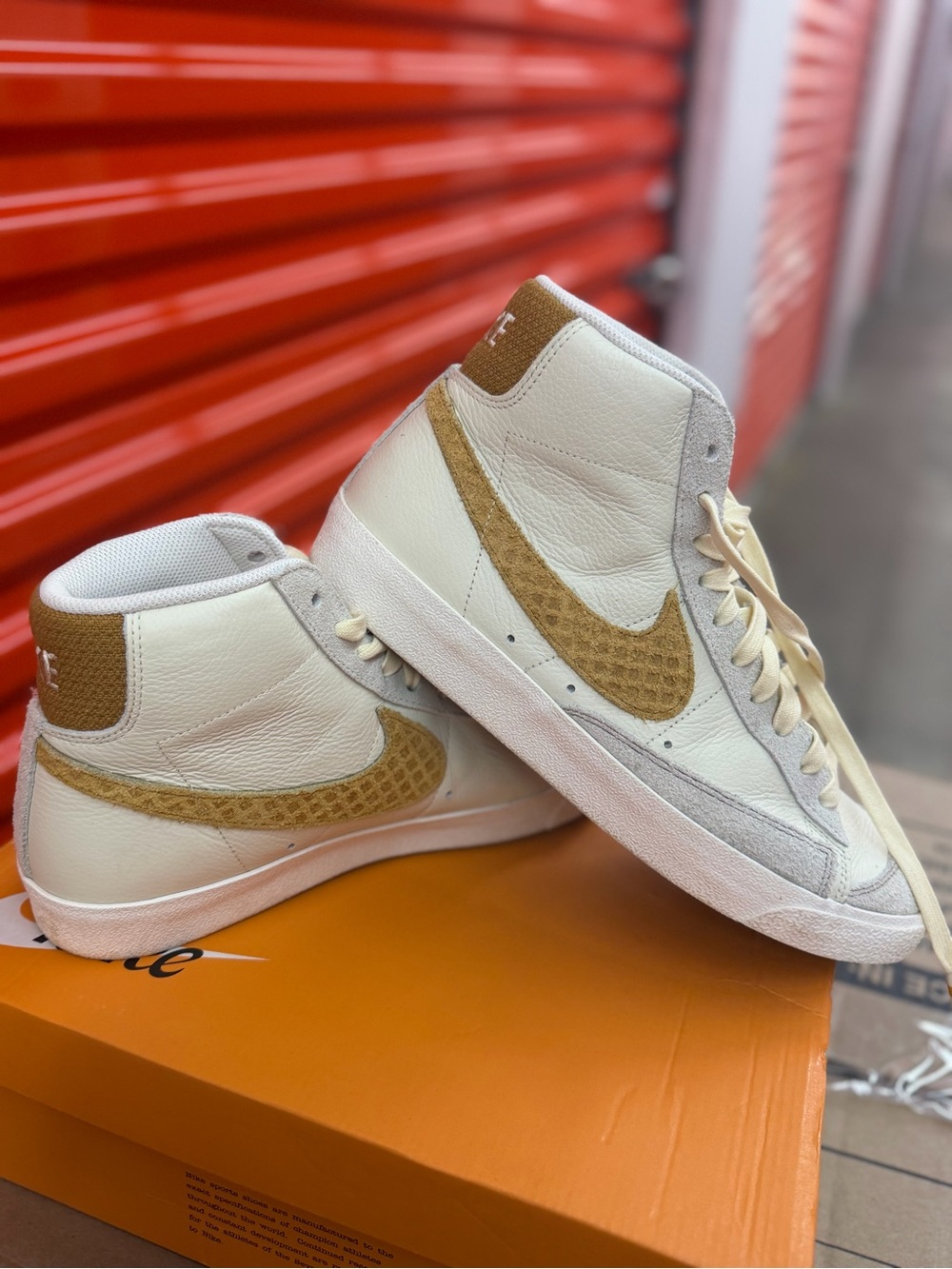 Nike Blazer Mid Vintage 'Wheat' Leather Sneakers